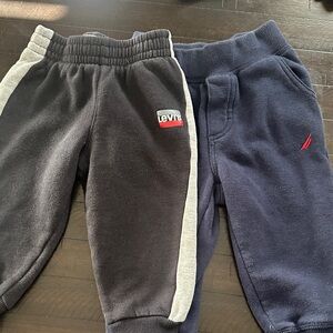 Levi's Kids Black and Navy Joggers